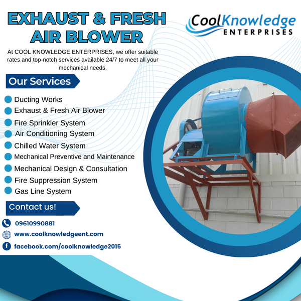 Ventilation System (Exhaust & Fresh Air Blower) || Cool Knowledge