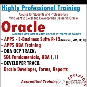 Oracle Apps E-Business Suite DBA Training By 3D Educators | PostAds PH