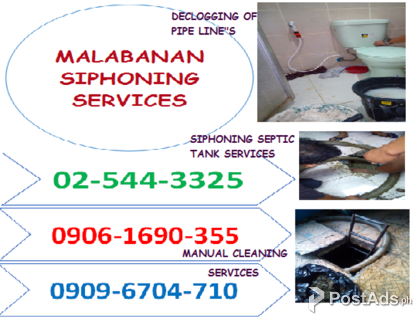 Re,al Malabnan Siphoning Services Caloocan city/02-5443325/09061690355