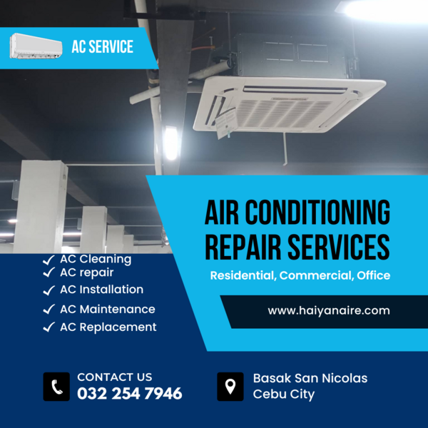  AIRCON CLEANING and REPAIR SERVICES in Brgy.  Tuyan Naga City Cebu 