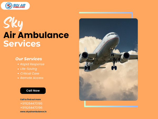 Book Sky Air Ambulance from Bhopal to Delhi for 24/7 Care and Support