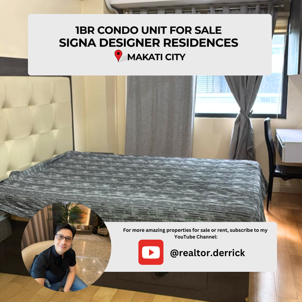 1BR Condo Unit at Signa Designer Residences Makati for Sale