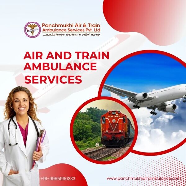 Pick Panchmukhi Air and Train Ambulance Services in Guwahati
