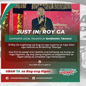 Roy Ga: Supporting Local Talents and Inspiring the Community at Binibin | PostAds PH