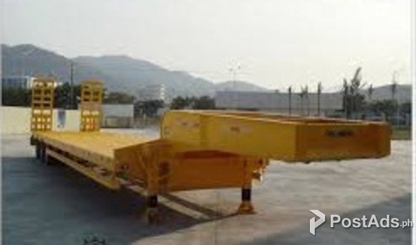  Tri-Axle Lowbed Semi-Trailer 60Tons