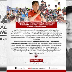 Strengthening the Future: Support for Iligan Vision 2050 by Roy Ga – Jo | PostAds PH