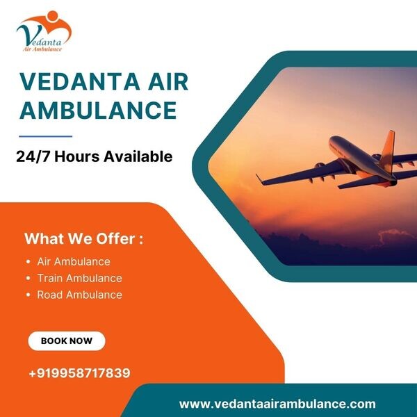 Select Air Ambulance in Kolkata with Life-Support Medical Care by Vedan