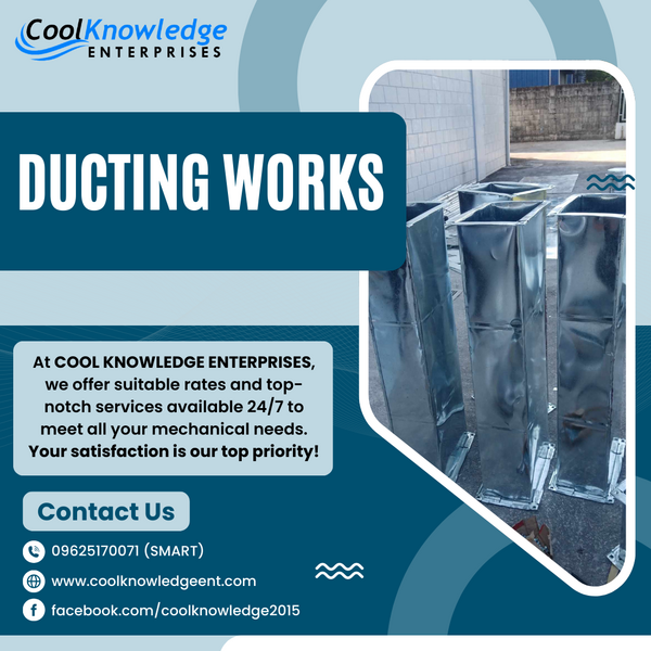 Supply & Installation -- Ducting Works