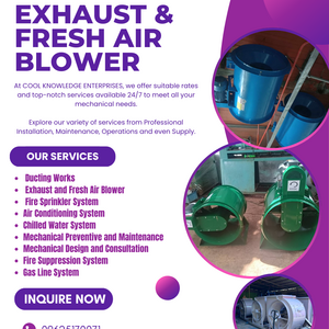 Supply & Installation -- Exhaust & Fresh Air Blower | PostAds PH
