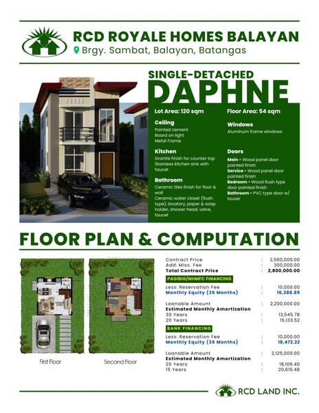 RCD BALAYAN BATANGAS FOR 10K RESERVATION
