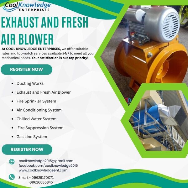 [ EXHAUST AND FRESH AIR BLOWER ] //SUPPLY AND INSTALLATION\\
