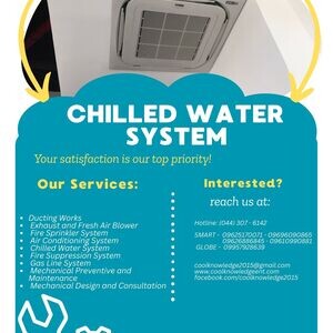 INSTALLATION & SUPPLY ||CHILLED WATER SYSTEM | PostAds PH