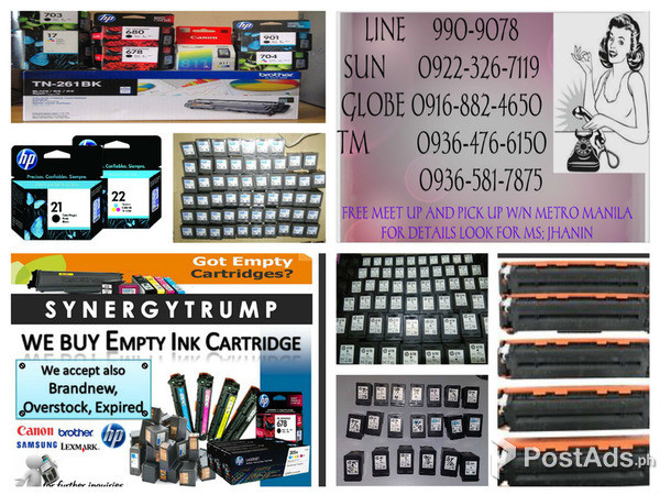 BUYER OF EMPTY CARTRIDGE AND TONER_BRAND NEW
