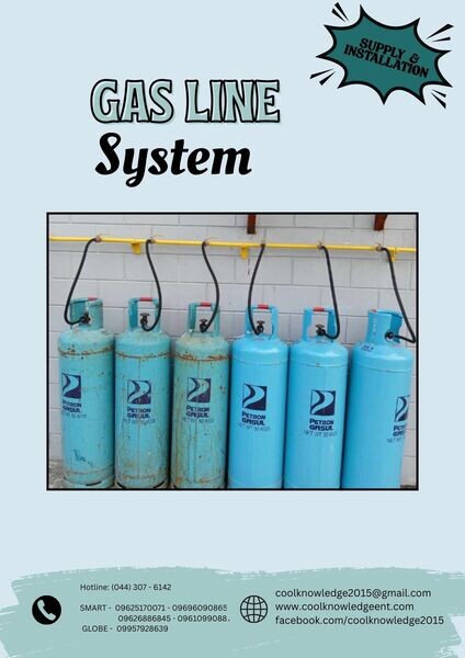inquire now! // GAS LINE SYSTEM//