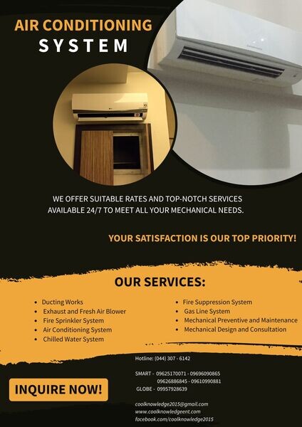 available !{{air conditioning system}}