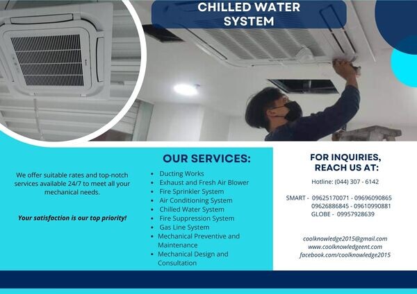 all brand new chilled water system
