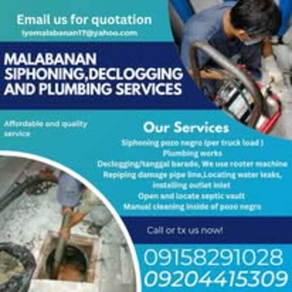 Bauan Batangas Malabanan Siphoning And Declogging Services