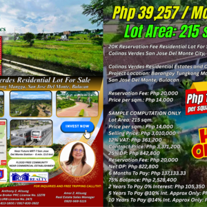 Invest in Your Future: Colinas Verdes Lot for Sale – Only ₱20,000 to Reserve! Near Schools & Malls | PostAds PH