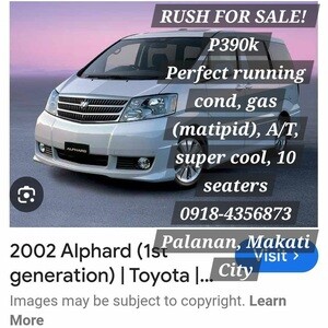 Alphard for Sale Palanan Makati City | PostAds PH