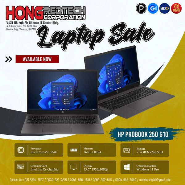 brandnew laptop  hp probook 250G10