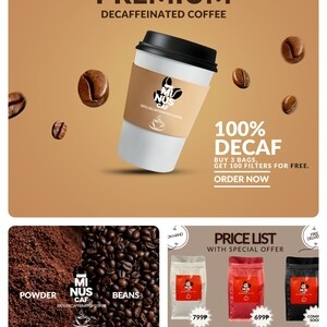 For SALE Pure Decaffeinated imported Coffee Beans/Ground | PostAds PH