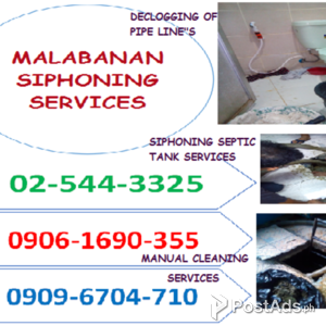 Re,al Malabanan Siphoning and Plumbing Services Pasay City/02-5443325 | PostAds PH