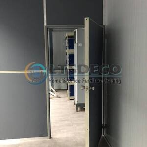OFFICE PARTITION \ FULL FABRIC PANEL DIVIDER WITH DOOR | PostAds PH