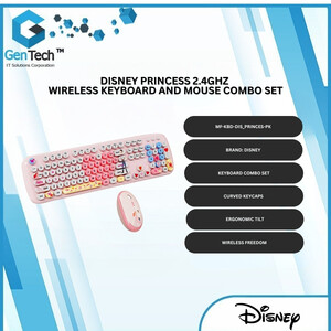 Disney Princess Wireless Keyboard And Mouse Combo Set | PostAds PH