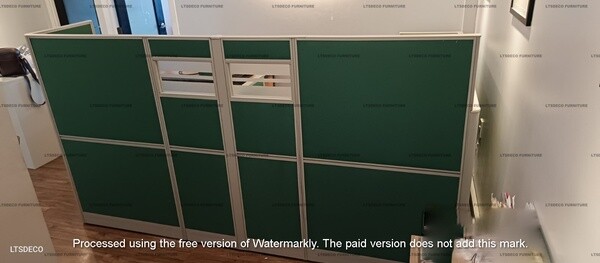 CUSTOMIZED WORKSTAION RECEPTION COUNTER, OFFICE PARTITION 