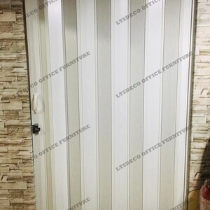 PVC ACCORDION DOOR W/ SEABIRD LOCK & KEY OFFICE FURNITURE & PARTITION | PostAds PH