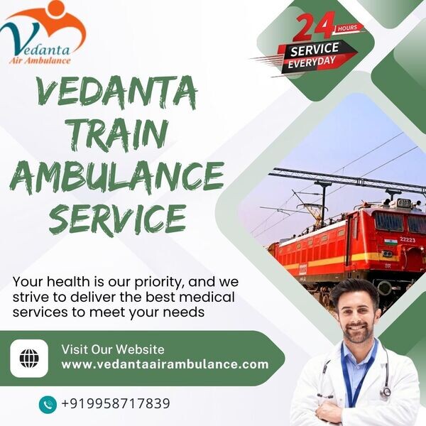 Vedanta Helping the Sick Reach Hospitals in Patna in its Train Ambulanc