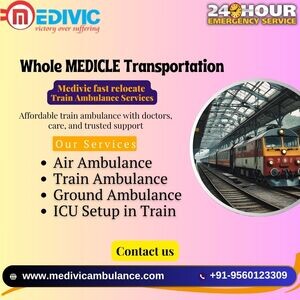 Medivic Train Ambulance in Kolkata provides immediate transportation | PostAds PH