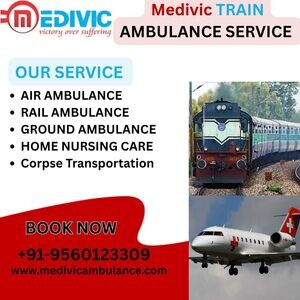 Select the Most beneficial Medivic Train Ambulance Service in Lucknow | PostAds PH