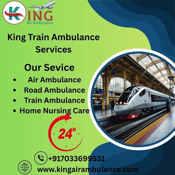  Use King Train Ambulance Services in Ranchi for 24/7 critical cases an