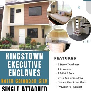 3BR Single Attached 80sqm. in Kingstown Executive Village Caloocan | PostAds PH