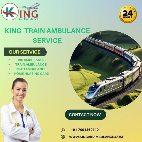   King Train Ambulance does not take any Risk while Transferring a Pati