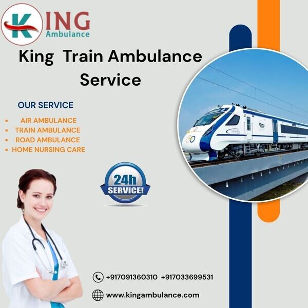 Through King Train Ambulance service, your patient in Bhopal is transpo