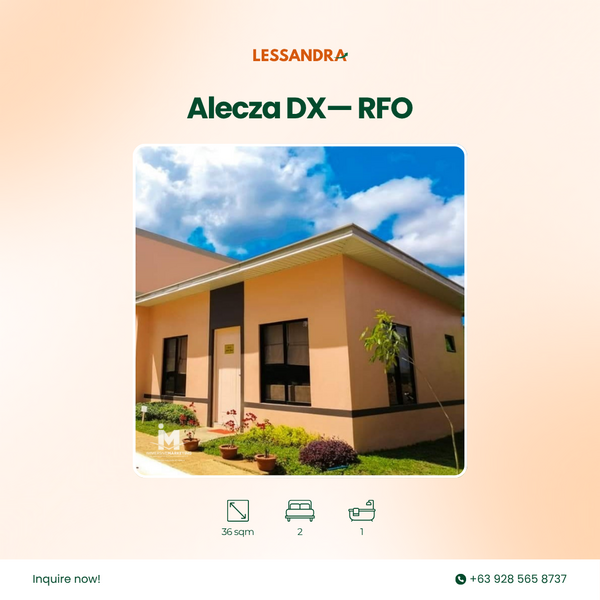 For Sale Alecza Duplex 2-Bedroom House and Lot in Bria Tagum