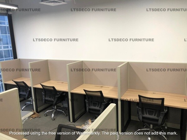 FULL FABRIC WORKSTATION CUBICLE OFFICE PARTITION