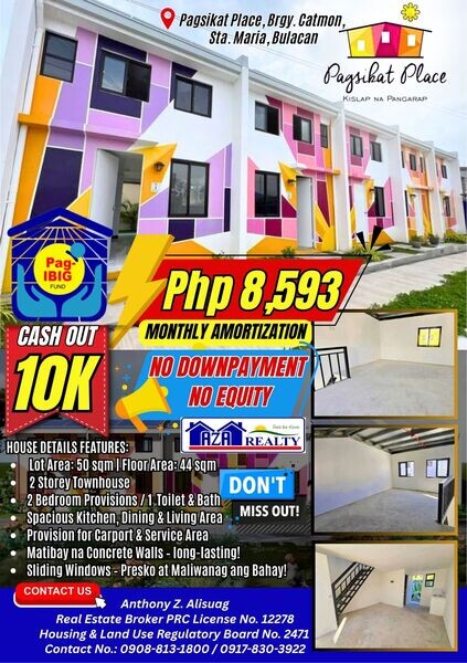 Affordable House & Lot in Pagsikat Place, Santa Maria Bulacan