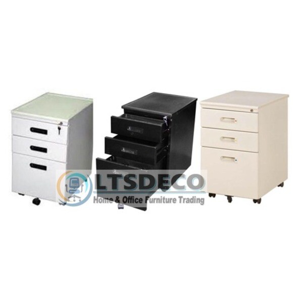 STEEL MOBILE PEDESTAL FILING CABINET OFFICE PARTITION