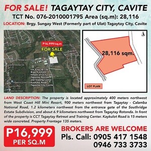 Lot for Sale in Tagaytay City, Cavite | PostAds PH