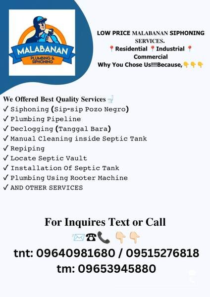 AGDANGAN MALABANAN SIPHONING SERVICES 0965394884