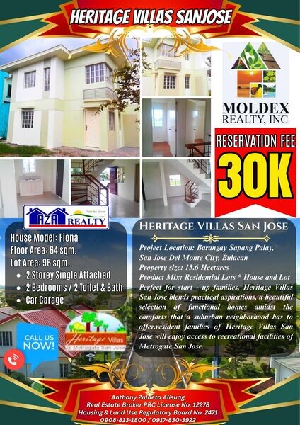 Move-In Ready House and Lot in Heritage Villas San Jose