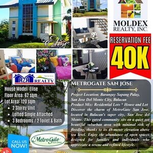 Affordable House and Lot for Sale in Metrogate San Jose | PostAds PH