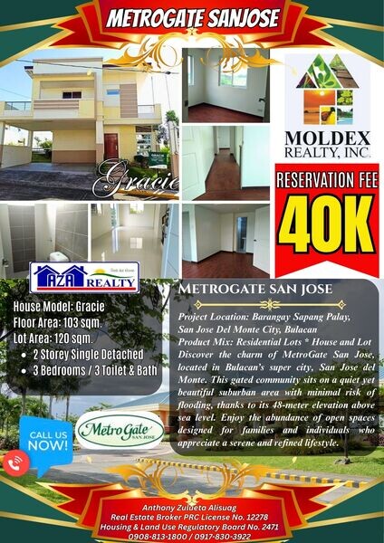 Metrogate San Jose House and Lot Rush Sale Today!