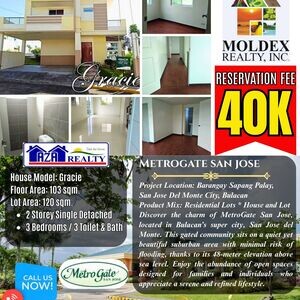 Metrogate San Jose House and Lot Rush Sale Today! | PostAds PH