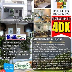 2-Storey House in Metrogate San Jose Del Monte For Sale | PostAds PH
