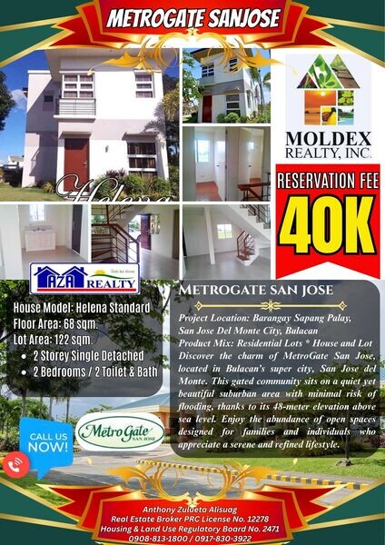 Single Detached House for Sale – Metrogate San Jose