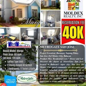 3BR House and Lot Metrogate San Jose Del Monte | PostAds PH
